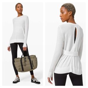 Lululemon Sincerely Yours Sweater - White